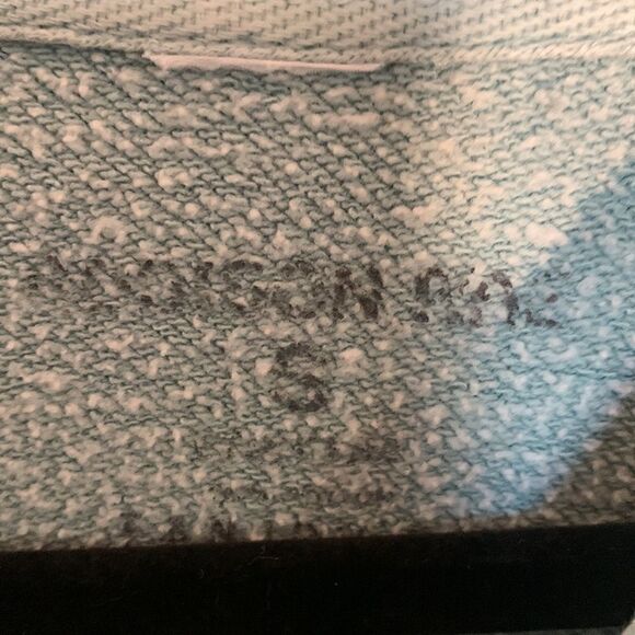 GUC Addison Rae teal “For you” hooded sweatshirt! Size S - Picture 2 of 3